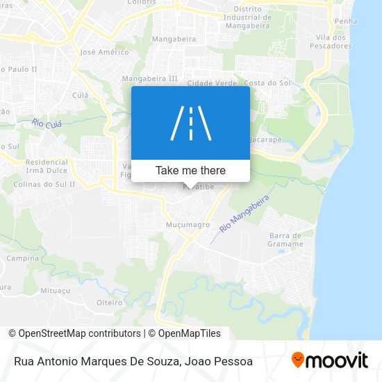 Rua Antonio Marques De Souza map