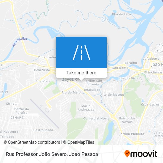 Rua Professor João Severo map