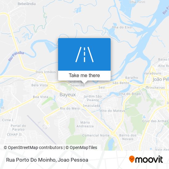 Mapa Rua Porto Do Moinho