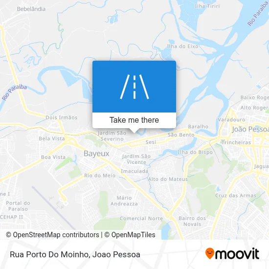 Rua Porto Do Moinho map