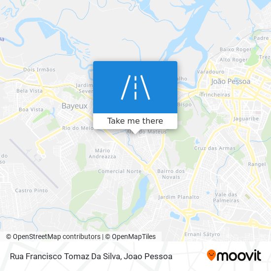 Mapa Rua Francisco Tomaz Da Silva