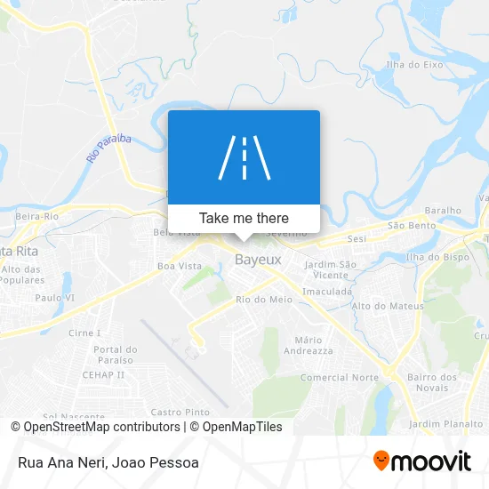 Rua Ana Neri map
