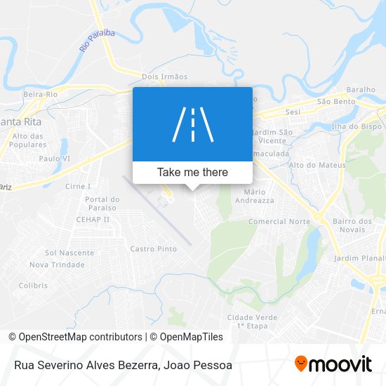 Rua Severino Alves Bezerra map