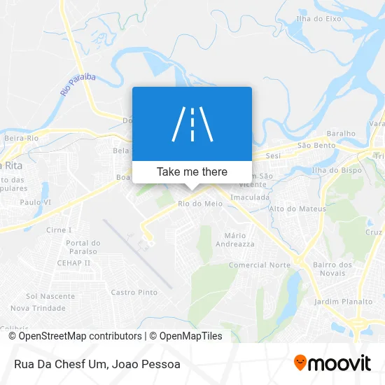 Rua Da Chesf Um map