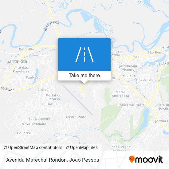 Avenida Marechal Rondon map