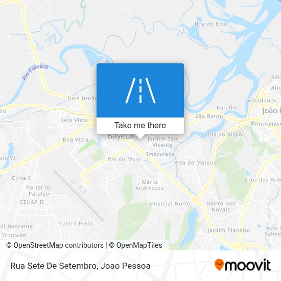 Rua Sete De Setembro map