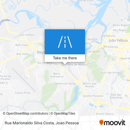 Rua Marionaldo Silva Costa map