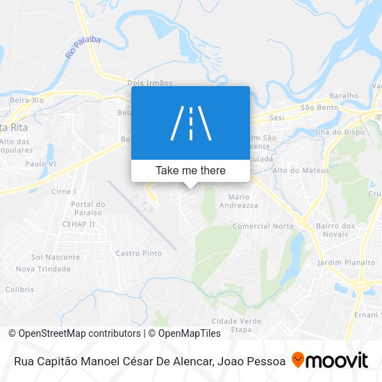 Rua Capitão Manoel César De Alencar map