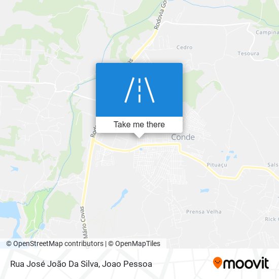 Mapa Rua José João Da Silva