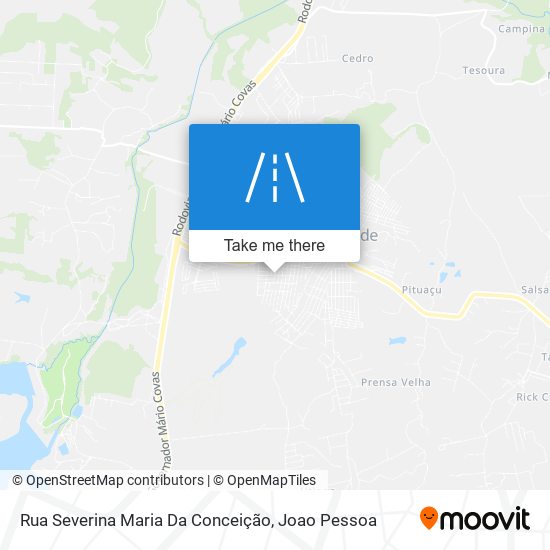 Rua Severina Maria Da Conceição map