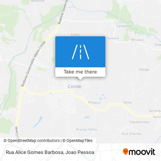 Rua Alice Gomes Barbosa map