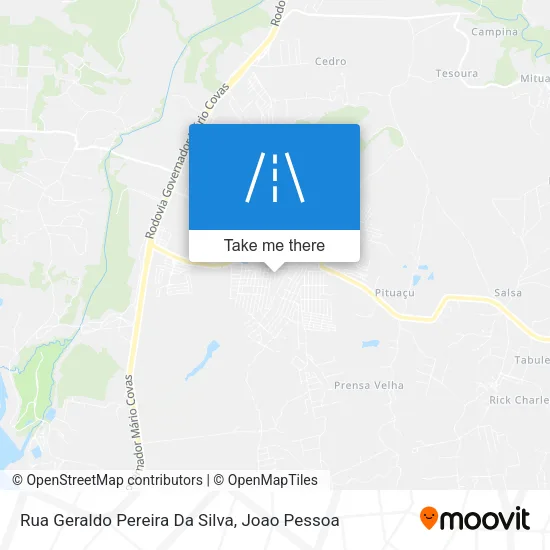 Rua Geraldo Pereira Da Silva map