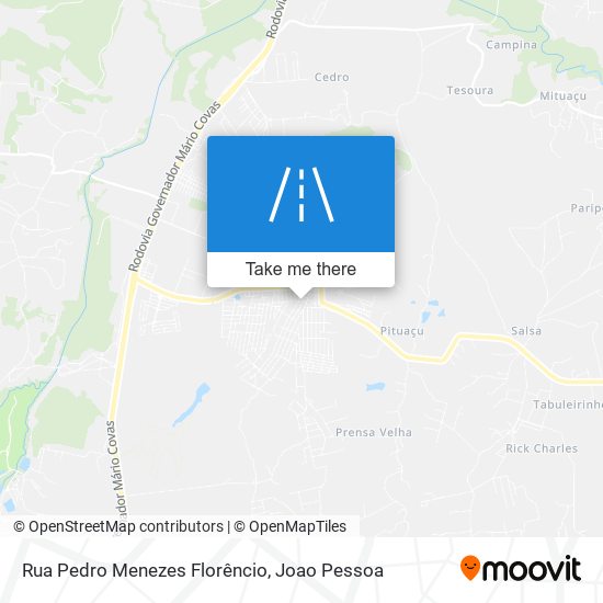 Rua Pedro Menezes Florêncio map