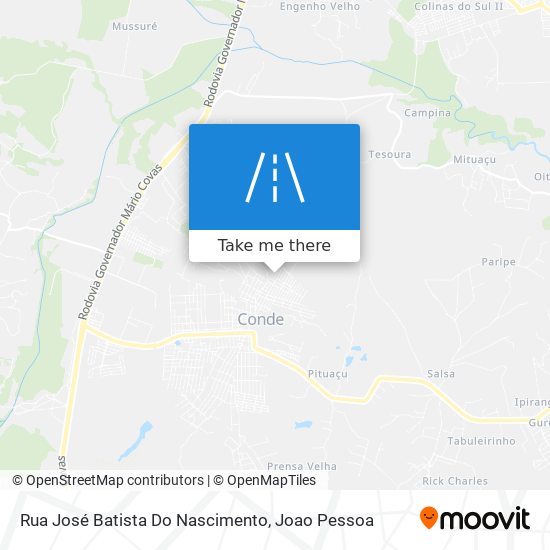 Mapa Rua José Batista Do Nascimento