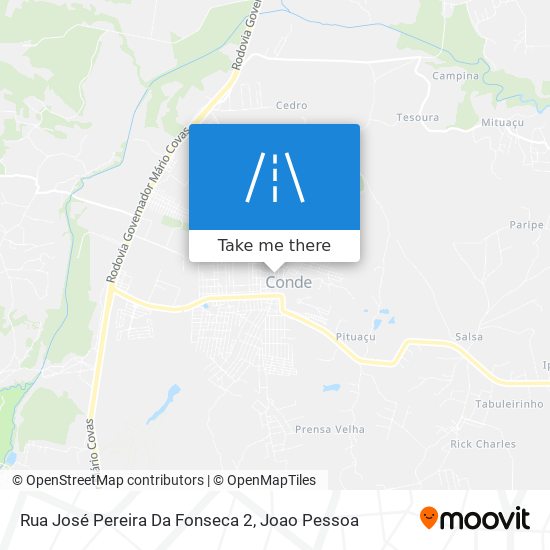 Mapa Rua José Pereira Da Fonseca 2