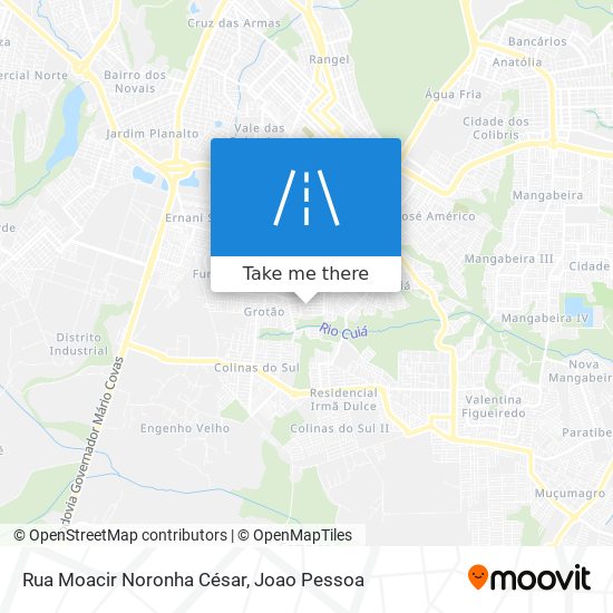 Rua Moacir Noronha César map