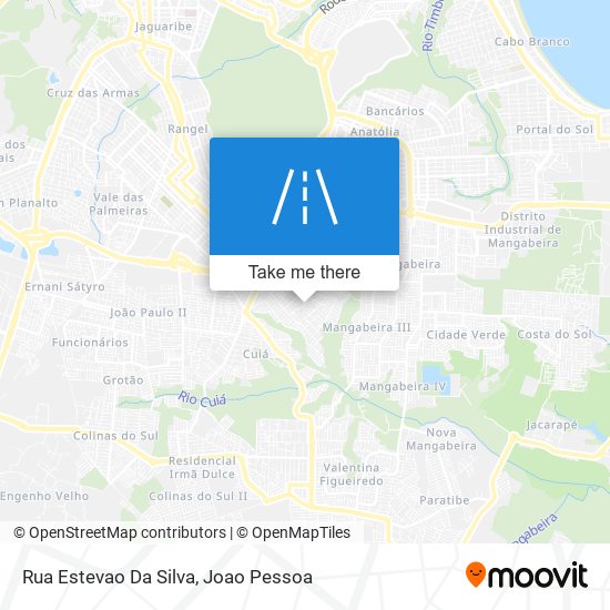 Rua Estevao Da Silva map