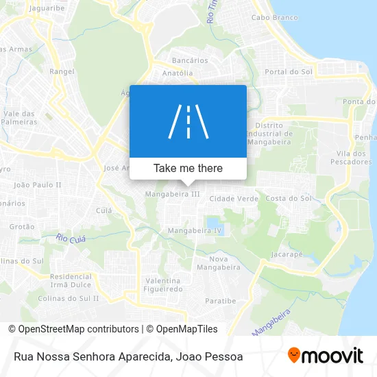 Rua Nossa Senhora Aparecida map