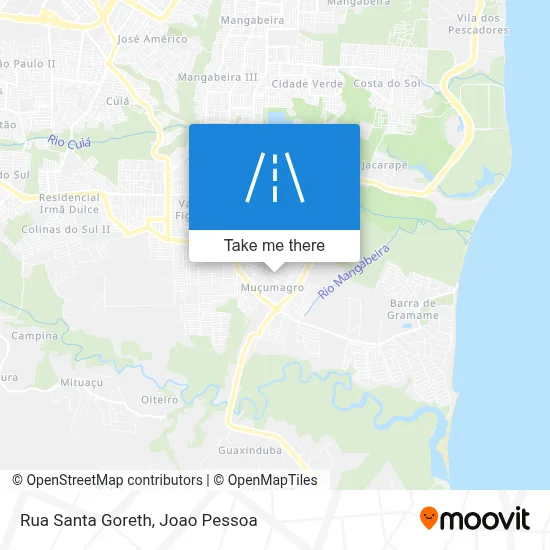 Rua Santa Goreth map