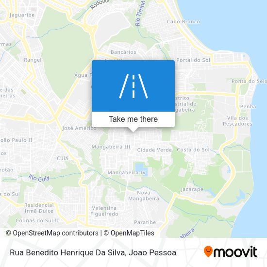 Rua Benedito Henrique Da Silva map