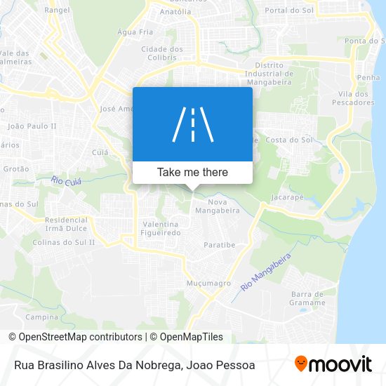 Rua Brasilino Alves Da Nobrega map