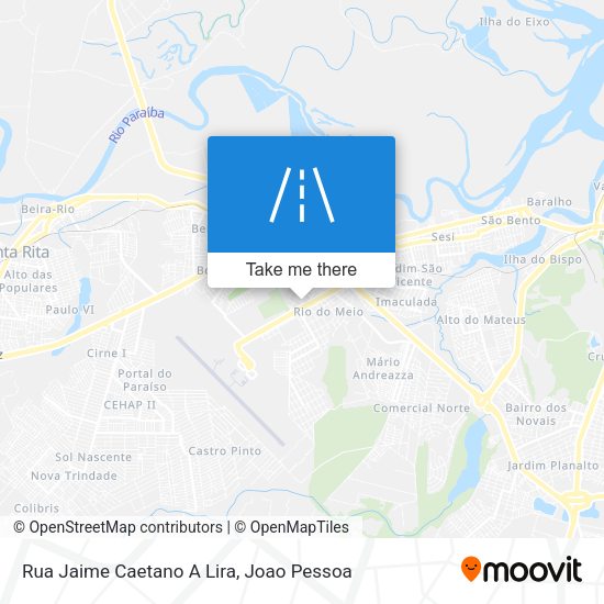 Rua Jaime Caetano A Lira map