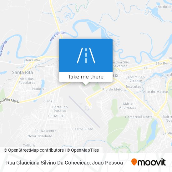 Rua Glauciana Silvino Da Conceicao map