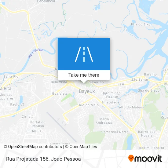 Rua Projetada 156 map