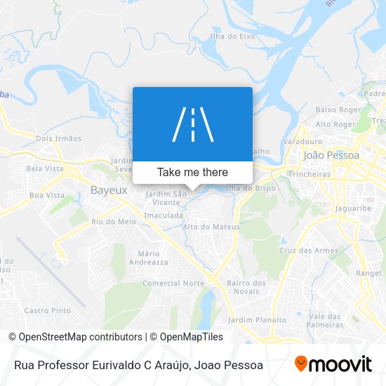 Rua Professor Eurivaldo C Araújo map