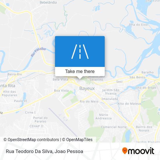 Rua Teodoro Da Silva map