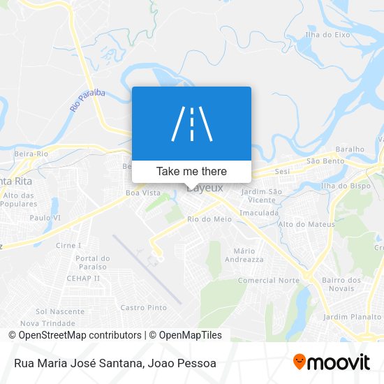 Rua Maria José Santana map