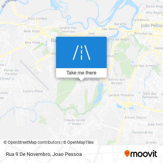 Mapa Rua 9 De Novembro