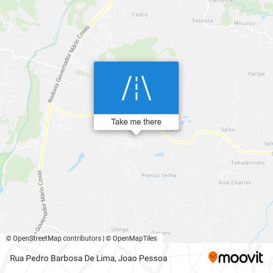 Mapa Rua Pedro Barbosa De Lima