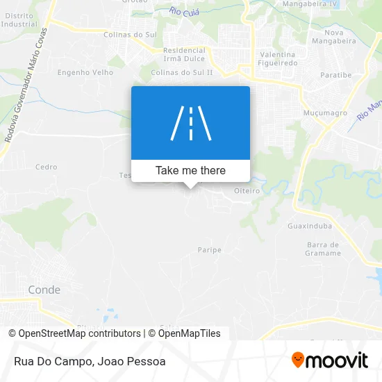 Rua Do Campo map
