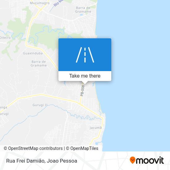 Rua Frei Damião map