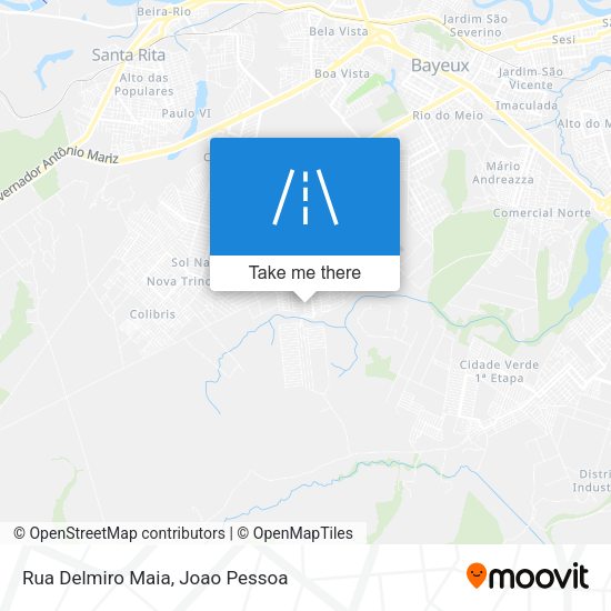 Rua Delmiro Maia map