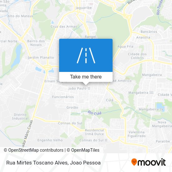 Rua Mirtes Toscano Alves map
