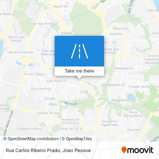Rua Carlos Ribeiro Prado map