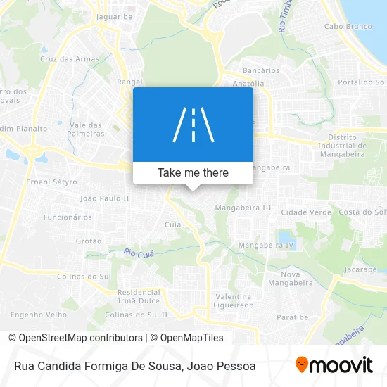 Rua Candida Formiga De Sousa map