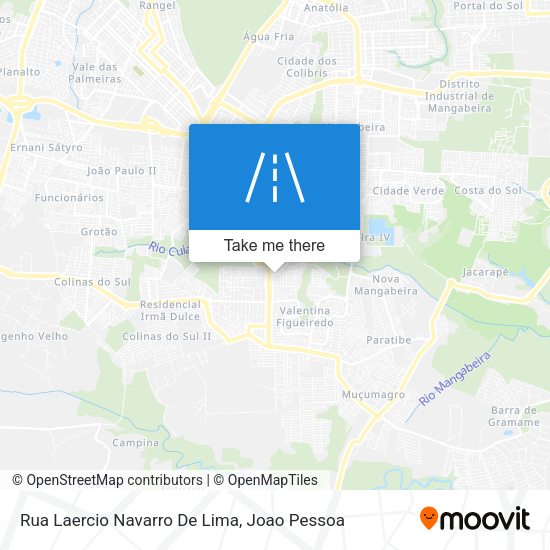 Rua Laercio Navarro De Lima map