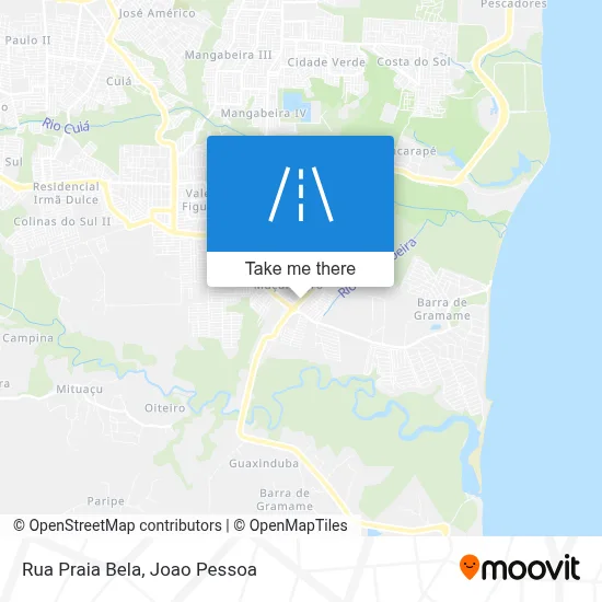 Rua Praia Bela map