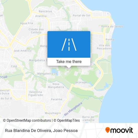 Rua Blandina De Oliveira map