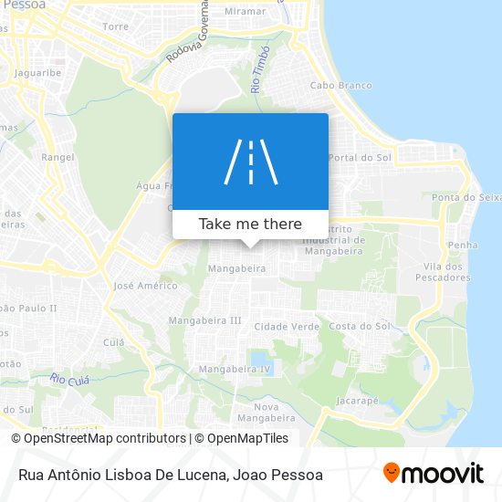 Rua Antônio Lisboa De Lucena map