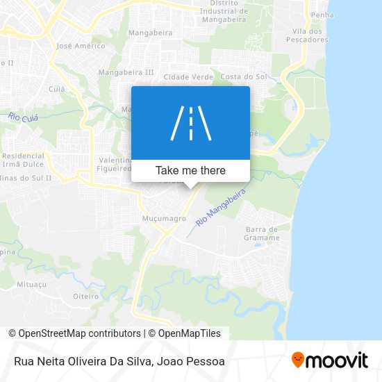 Rua Neita Oliveira Da Silva map