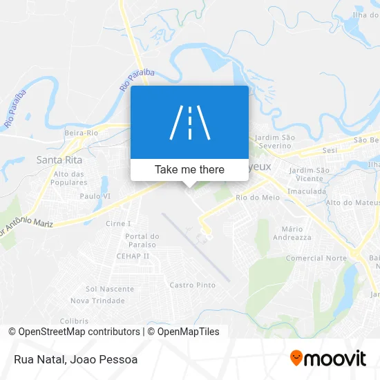 Rua Natal map