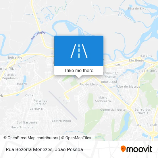Rua Bezerra Menezes map
