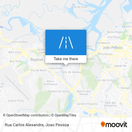 Rua Carlos Alexandre map