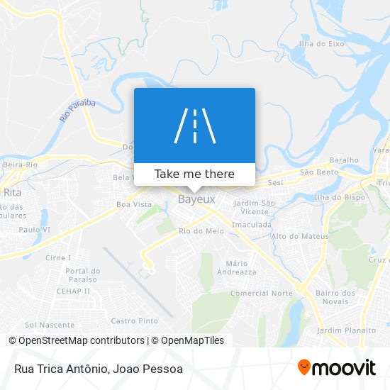 Rua Trica Antônio map