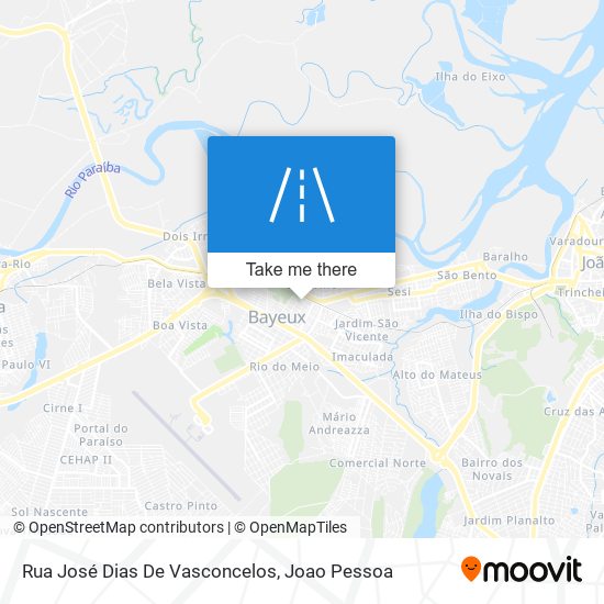 Rua José Dias De Vasconcelos map