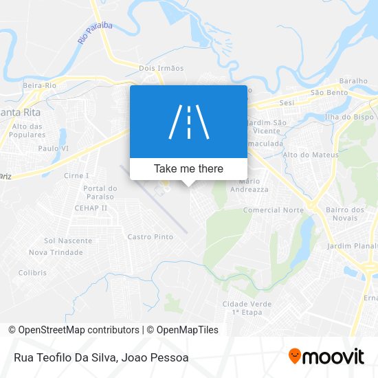 Rua Teofilo Da Silva map